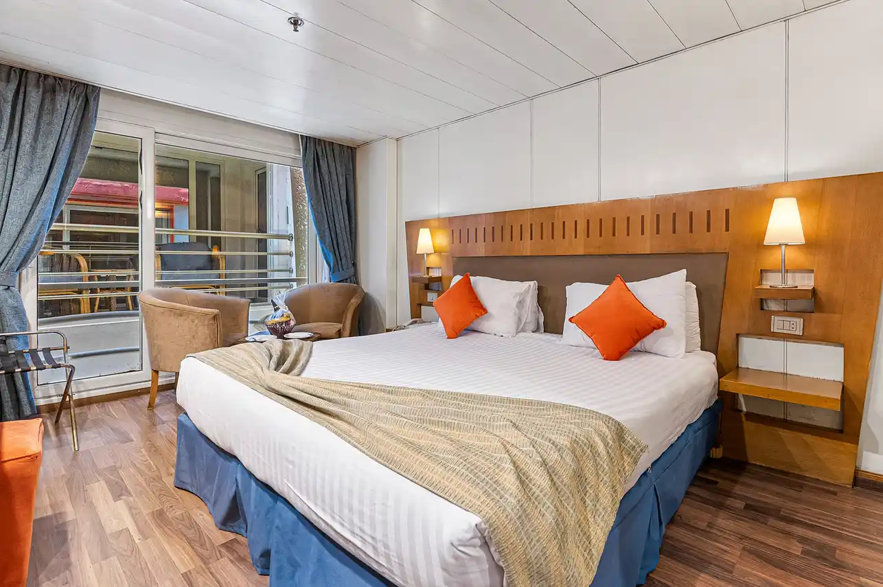 Cabin aboard the MS Mojito Nile Cruise Nile cruise